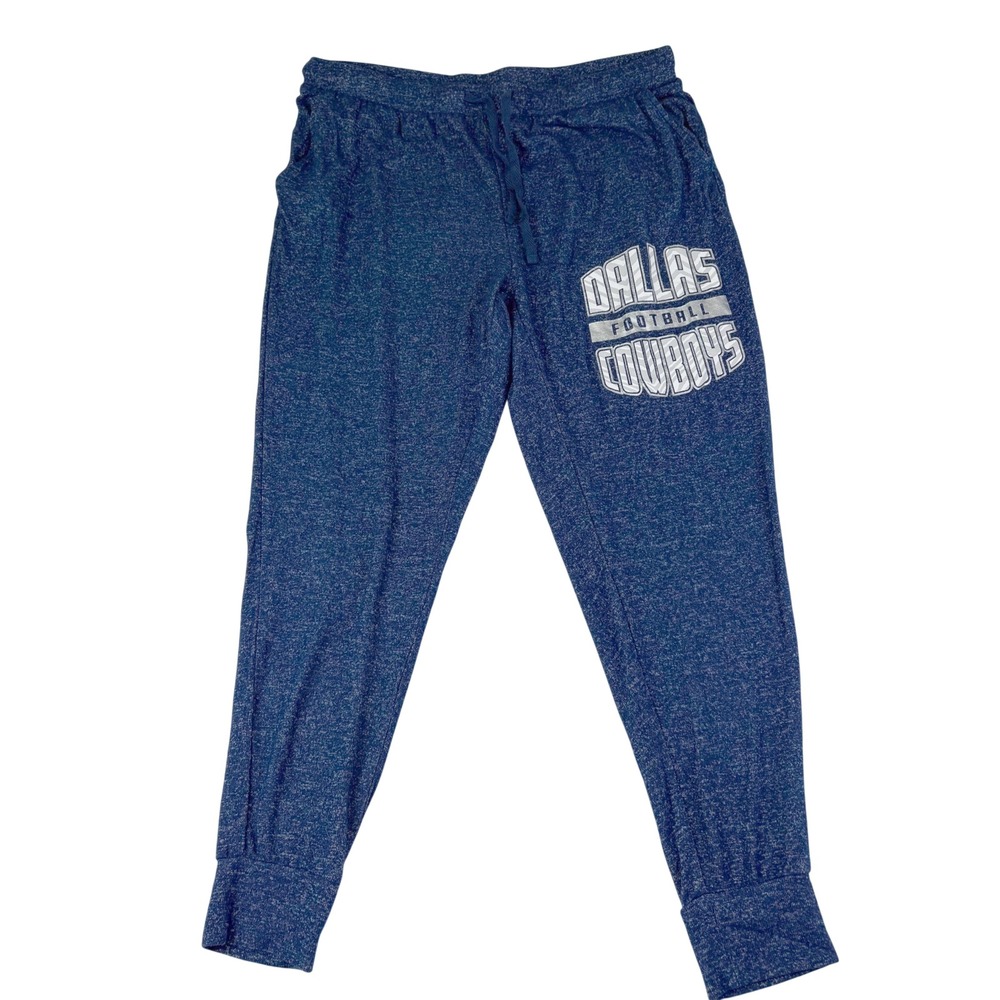 Zubaz XL Navy Blue Dallas Cowboys Joggers NFL Team Apparel Heathered Pants